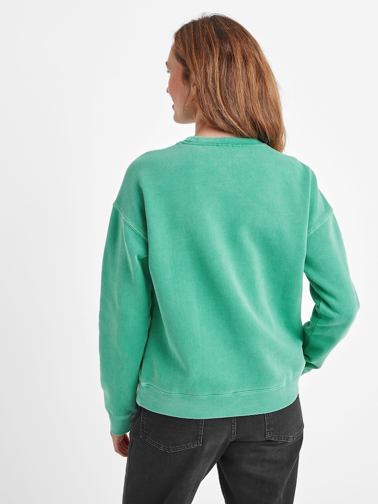 Tog 24 Green Womens Ellis Sweat Jumper - Image 4 of 5