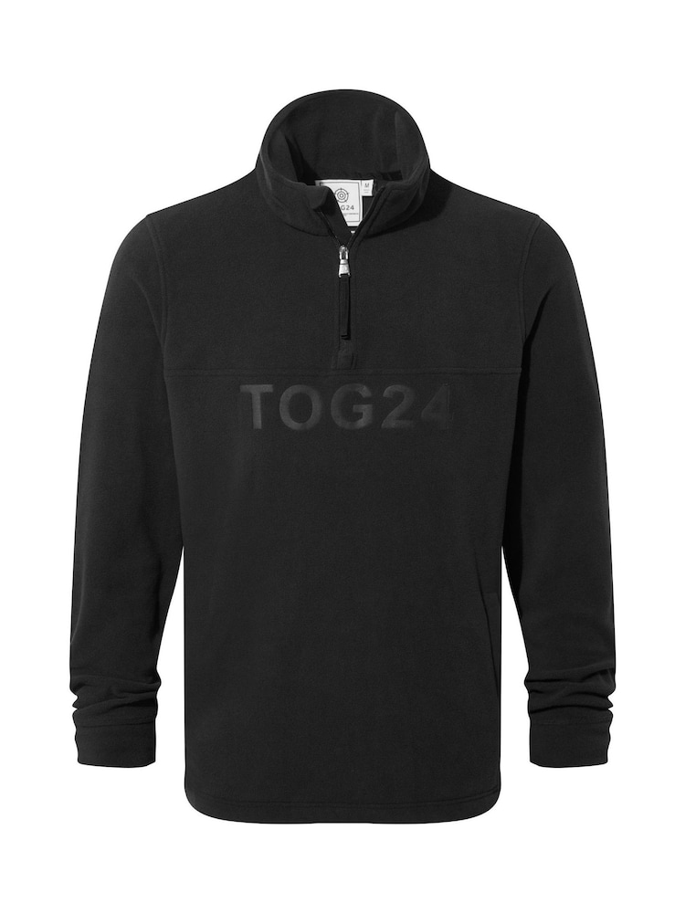 Tog 24 Black Mens Brandon Quarter Zip Fleece - Image 7 of 7