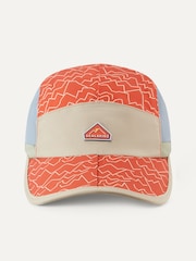 Sealskinz Orange Poringland Waterproof Foldable Peak Printed Hiking Cap - Image 2 of 4