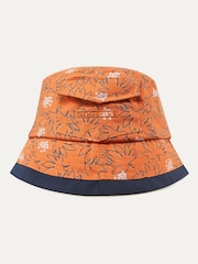 Sealskinz Orange Reversible Seething Waterproof Lightweight Bucket Hat - Image 1 of 3