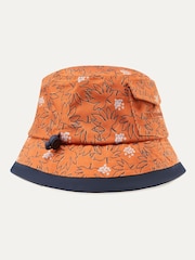 Sealskinz Orange Reversible Seething Waterproof Lightweight Bucket Hat - Image 2 of 3