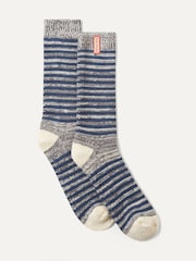 Sealskinz Attleborough Bamboo Mid Length Lightweight Stripe Socks - Image 1 of 1
