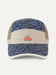 Sealskinz Blue Poringland Waterproof Foldable Peak Printed Hiking Cap - Image 1 of 2