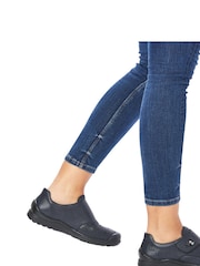 Rieker Womens Blue Bur-Fastener Shoes - Image 10 of 10
