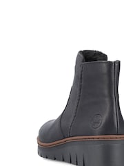 Botas con cremallera en negro de mujer de Rieker - Imagen 4 de 10