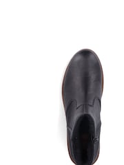 Botas con cremallera en negro de mujer de Rieker - Imagen 5 de 10