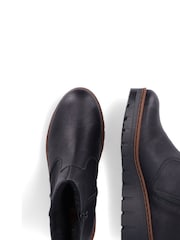 Botas con cremallera en negro de mujer de Rieker - Imagen 9 de 10