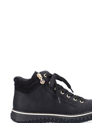 Rieker Womens Zipper Black Boots - Image 1 of 11