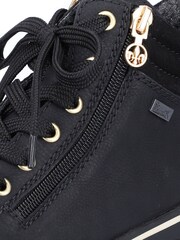 Rieker Womens Zipper Black Boots - Image 10 of 11
