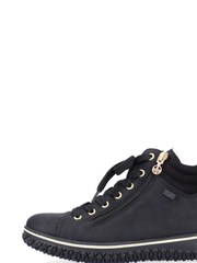 Rieker Womens Zipper Black Boots - Image 2 of 11
