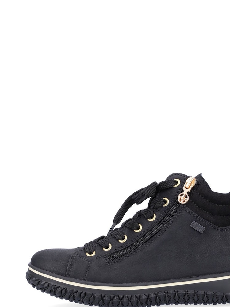Rieker Womens Zipper Black Boots - Image 2 of 11 Rieker Womens Zipper Black Boots - Image 2 of 11