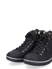 Rieker Womens Zipper Black Boots - Image 4 of 11