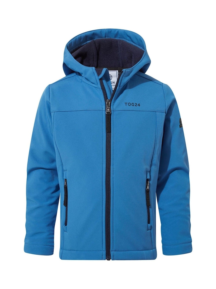 Tog 24 Blue Dark Koroma Softshell Hooded Jacket - Image 5 of 5