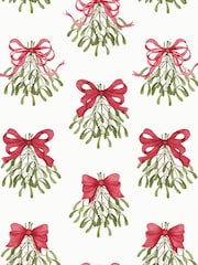 Avalon Home Cream Bows 100% Cotton Pair of Napkins - Image 6 of 6