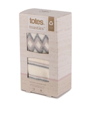 Totes Cream Original Ladies Slipper Socks 2 Pack - Image 2 of 5
