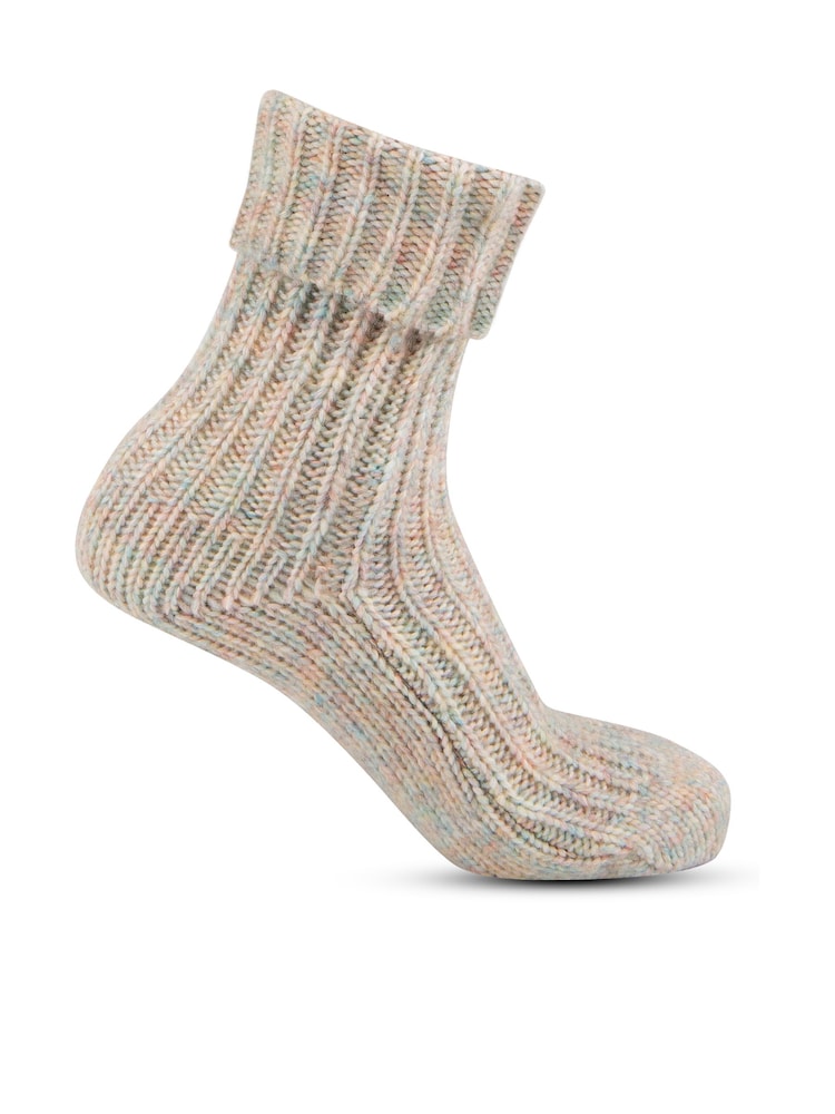 Totes Ladies Chunky Rib Slipper Socks - Slika 2 iz 4 Totes Ladies Chunky Rib Slipper Socks - Slika 2 iz 4