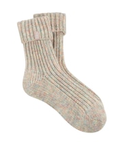 Calcetines antideslizantes gruesos de canalé para mujer de Totes - Imagen 3 de 4