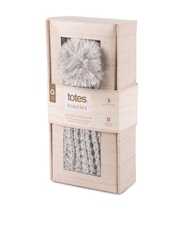 Totes Ladies Sparkle Winter Slipper Socks with Pom Pom - Imagen 4 de 5