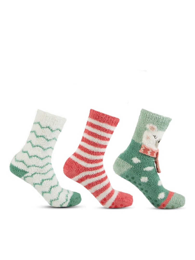 Totes Ladies Super Soft Cosy Slipper Socks 3 Pack - Imagen 2 de 5 Totes Ladies Super Soft Cosy Slipper Socks 3 Pack - Imagen 2 de 5