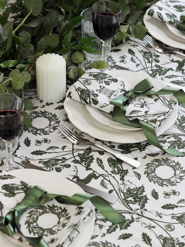 Avalon Home Forest Stag 100% Cotton Pair of Napkins - صورة 2 من 6
