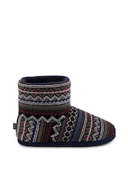 Totes Mens Knitted Boot Slippers - Image 3 of 5