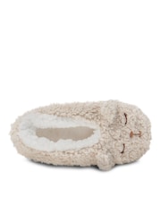 Totes Natural Ladies Novelty Footsie Slippers - Image 4 of 5