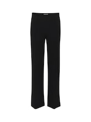 Soaked in Luxury Regular Fit Bea Wide Leg Black Trousers - Image 4 of 5