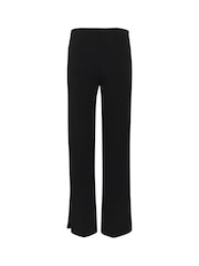 Soaked in Luxury Regular Fit Bea Wide Leg Black Trousers - Image 5 of 5