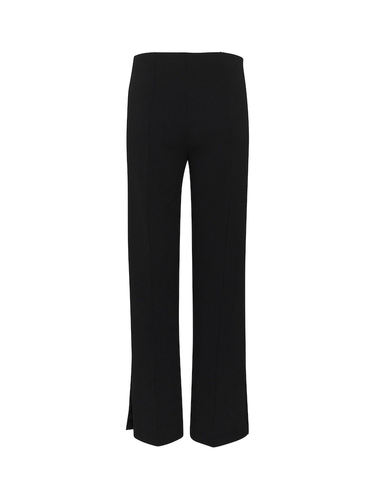 Soaked in Luxury Regular Fit Bea Wide Leg Black Trousers - Image 5 of 5