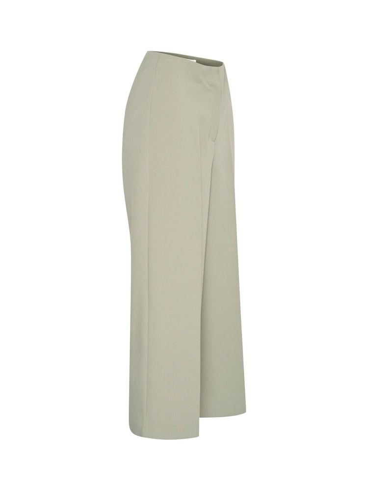 Soaked in Luxury Grey Corinne High Waisted Culotte Trousers - Image 7 of 7