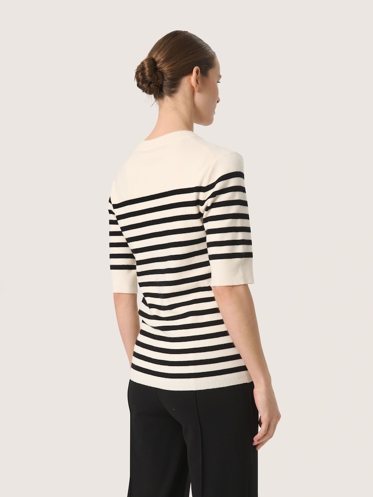 Soaked in Luxury Slim Fit Spina Crew Neck Pullover Jumper - Image 2 of 6
