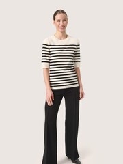 Soaked in Luxury Slim Fit Spina Crew Neck Pullover Jumper - Image 3 of 6