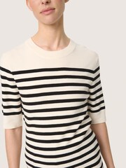 Soaked in Luxury Slim Fit Spina Crew Neck Pullover Jumper - Image 4 of 6