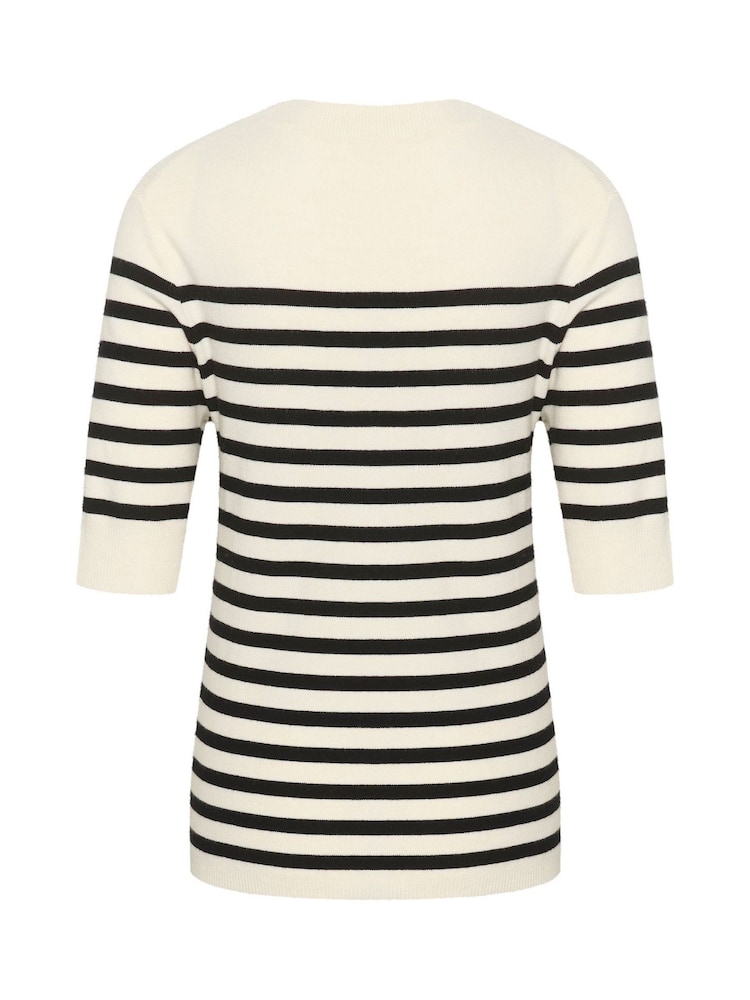 Soaked in Luxury Slim Fit Spina Crew Neck Pullover Jumper - Image 6 of 6