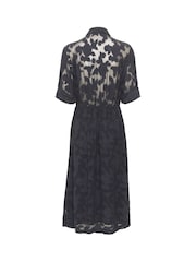 Soaked in Luxury Felisia Short Sleeve Shirt Black Dress - Image 6 of 6