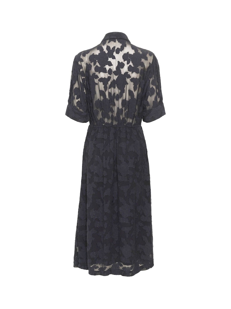 Soaked in Luxury Felisia Short Sleeve Shirt Black Dress - Image 6 of 6