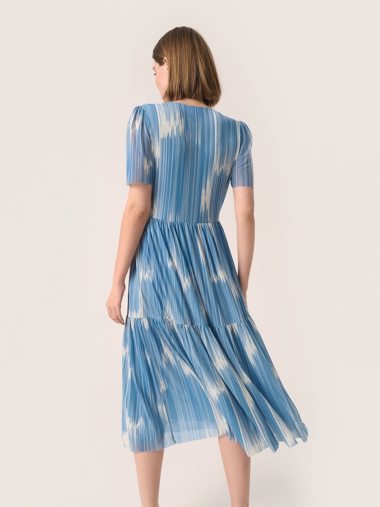 Soaked in Luxury Aldora Short Sleeve V-Neck Wrap Dress - Image 2 of 5