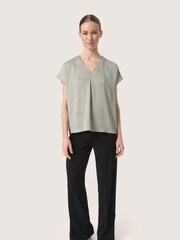 Soaked in Luxury Ioana Short Sleeve V-Neck Blouse - Image 3 of 6