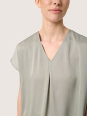 Soaked in Luxury Ioana Short Sleeve V-Neck Blouse - Image 4 of 6