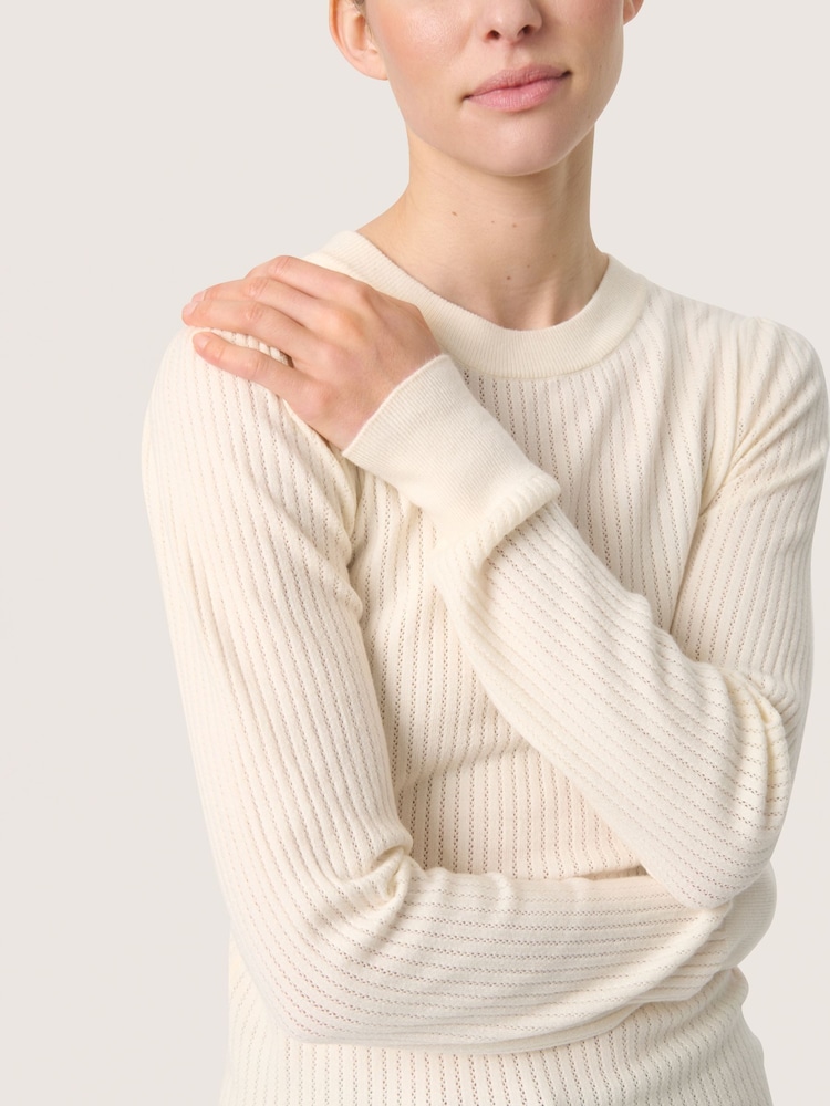 Soaked in Luxury Slim Fit Spina Crew Neck Pullover Jumper - Image 1 of 6