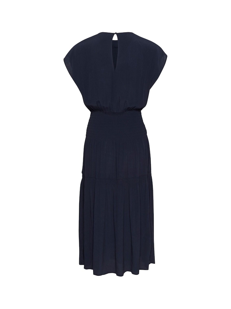 Soaked in Luxury Blue Layna Short Sleeve Dress - Image 6 of 6 Soaked in Luxury Blue Layna Short Sleeve Dress - Image 6 of 6