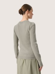 Soaked in Luxury Slim Fit Spina Crew Neck Pullover Jumper - Image 2 of 6