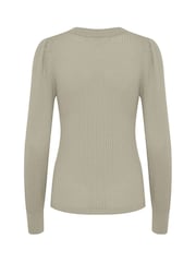 Soaked in Luxury Slim Fit Spina Crew Neck Pullover Jumper - Image 6 of 6