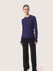 Soaked in Luxury Slim Fit Spina Crew Neck Pullover Jumper - Image 2 of 6