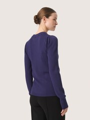 Soaked in Luxury Slim Fit Spina Crew Neck Pullover Jumper - Image 3 of 6