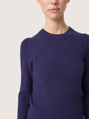 Soaked in Luxury Slim Fit Spina Crew Neck Pullover Jumper - Image 4 of 6