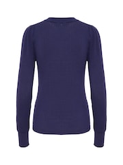 Soaked in Luxury Slim Fit Spina Crew Neck Pullover Jumper - Image 6 of 6