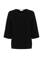 Soaked in Luxury Indianna Half Sleeve Pullover Black Jumper - Image 5 of 6