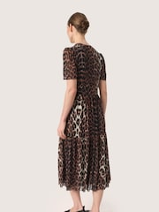 Soaked in Luxury Aldora Short Sleeve V-Neck Wrap Dress - Image 2 of 6