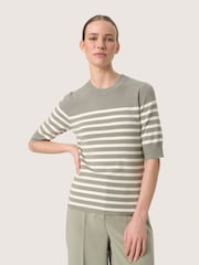 Soaked in Luxury Slim Fit Spina Crew Neck Pullover Jumper - Image 1 of 6